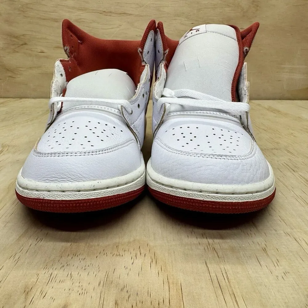 NEW sz 12 Nike Air Jordan 1 Mid SE Shoes White Lobster Dune Red FJ3458-160